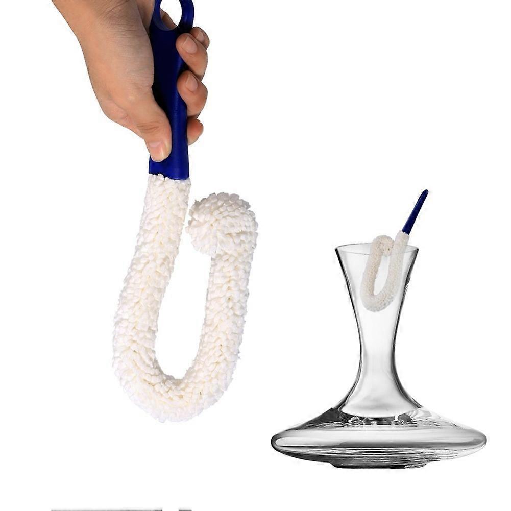 Bendable Cleaning Brush Flexible Bottle Scourer Wine Cup Goblet Cleaner Tool