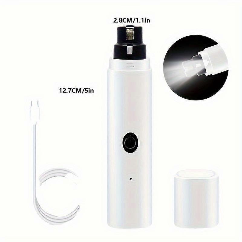 New style Electric nail sharpener with light for pet dog nails clippers and cat Teddy claws and toes