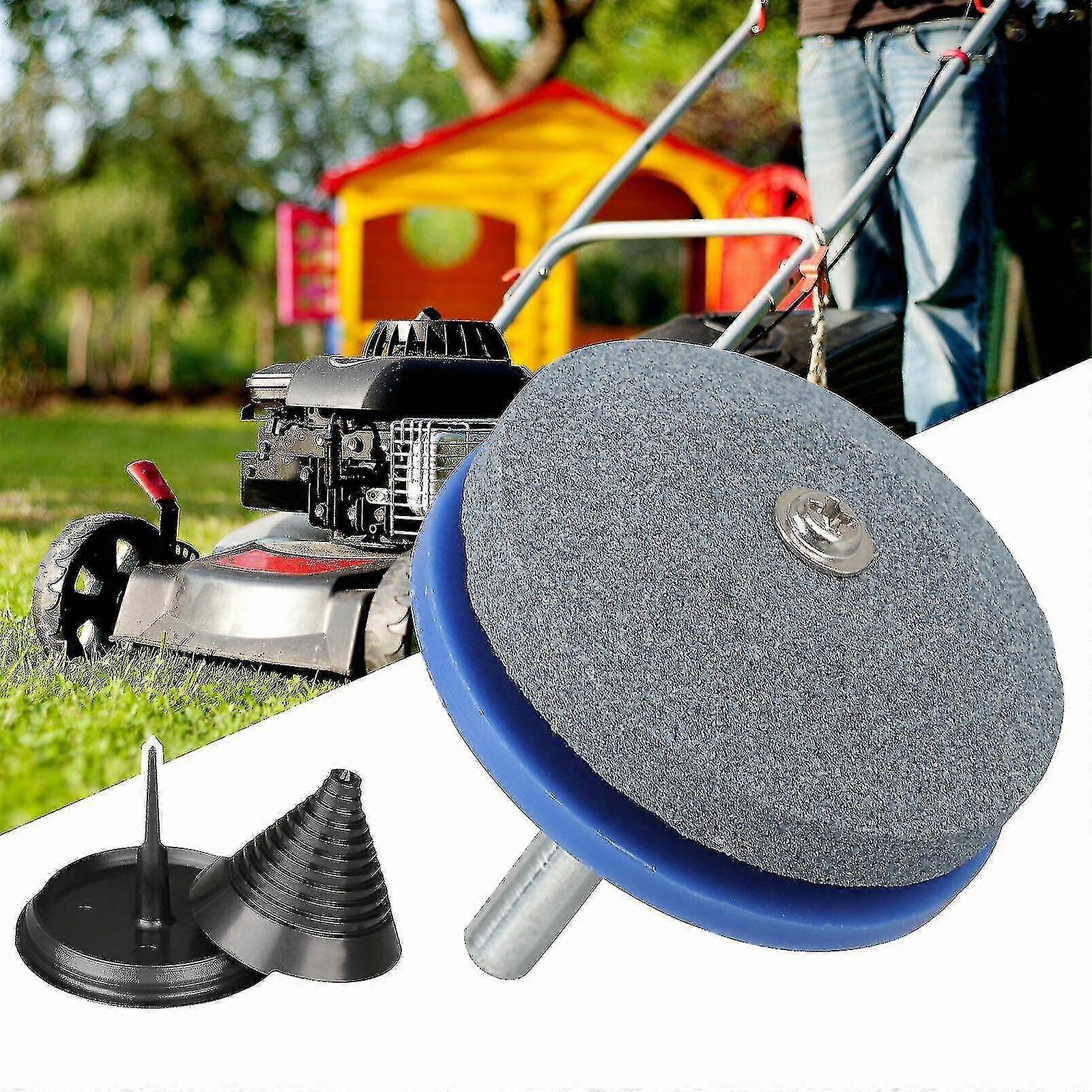 Mower Blade Balancer & Sharpener Set For Lawn Mower Tractor Garden Tools @bugu