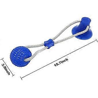 Multifunction Pet Molar Toy Bouncing Ball With Suction Cup Strong Durable Teeth Cleaning