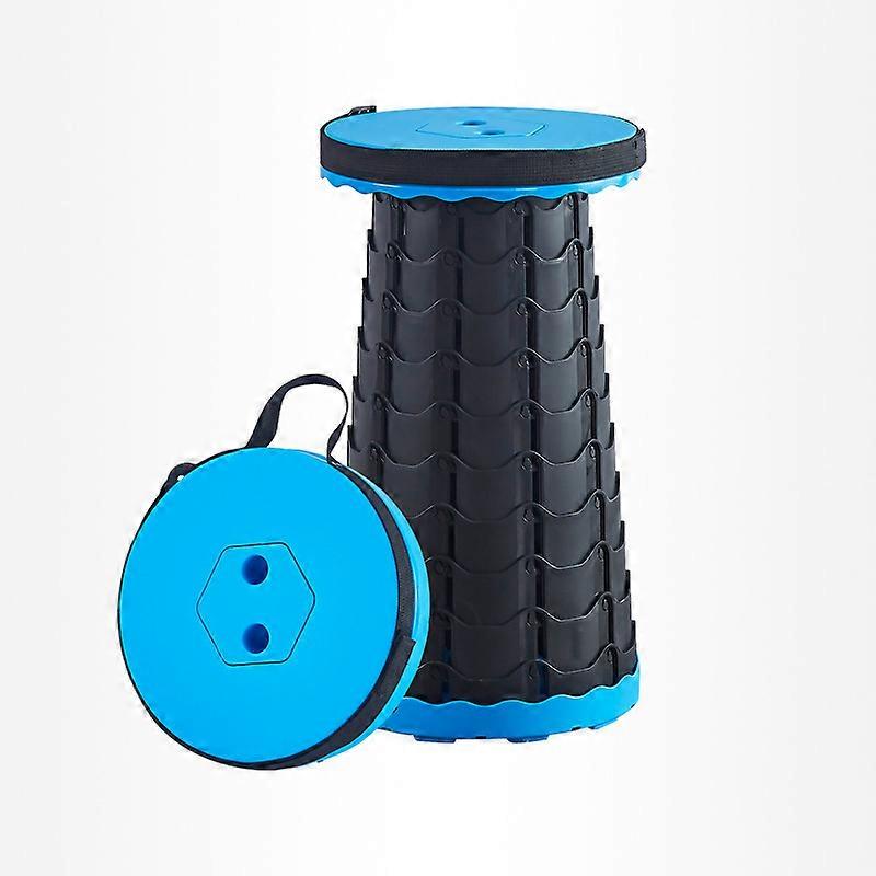 Portable Telescopic Stool, 2nd Generation Folding Stool Camping Lightweight Stool for Outdoor