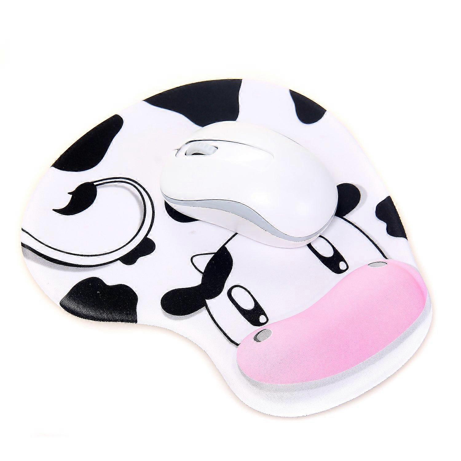 Salgsfremmende salg Håndleddsstøtte musematte ergonomisk, gelfylt håndleddspute -melkeku