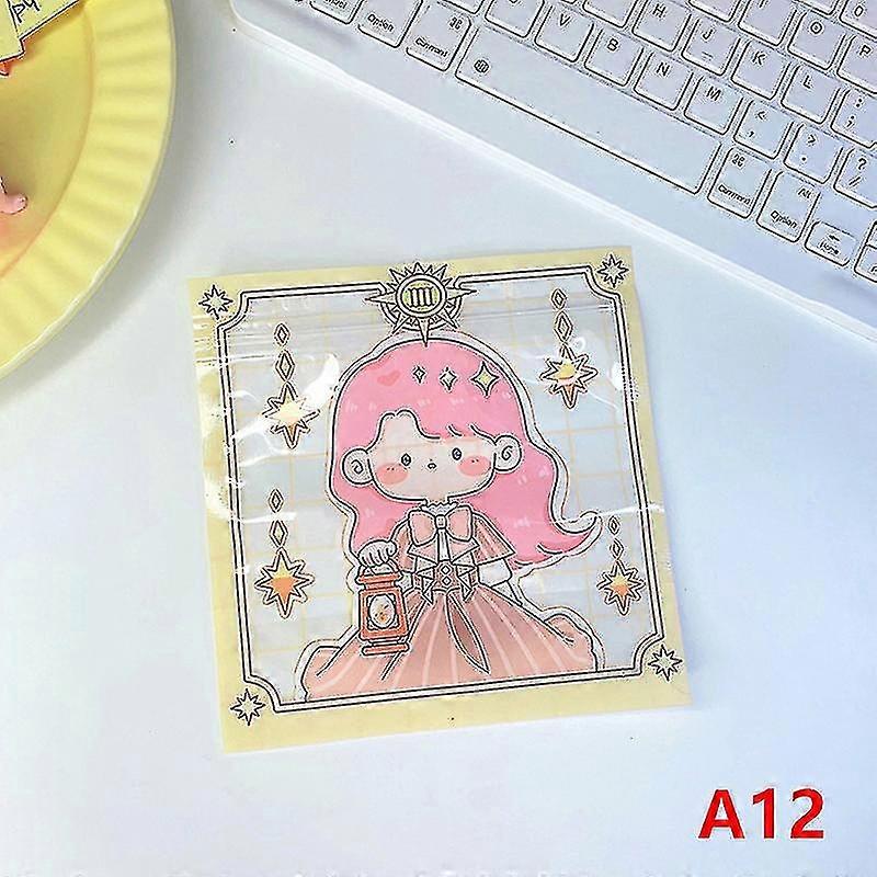 Cute Cartoon With Bottom Snack Self-sealing Bag Rabbit Bear Cookie Candy Storage