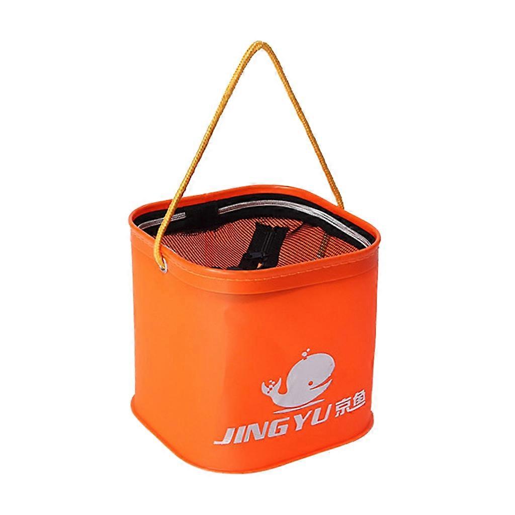 Lightweight Fishing Bucket with Handle Collapsible Bucket Fishing Water Pail