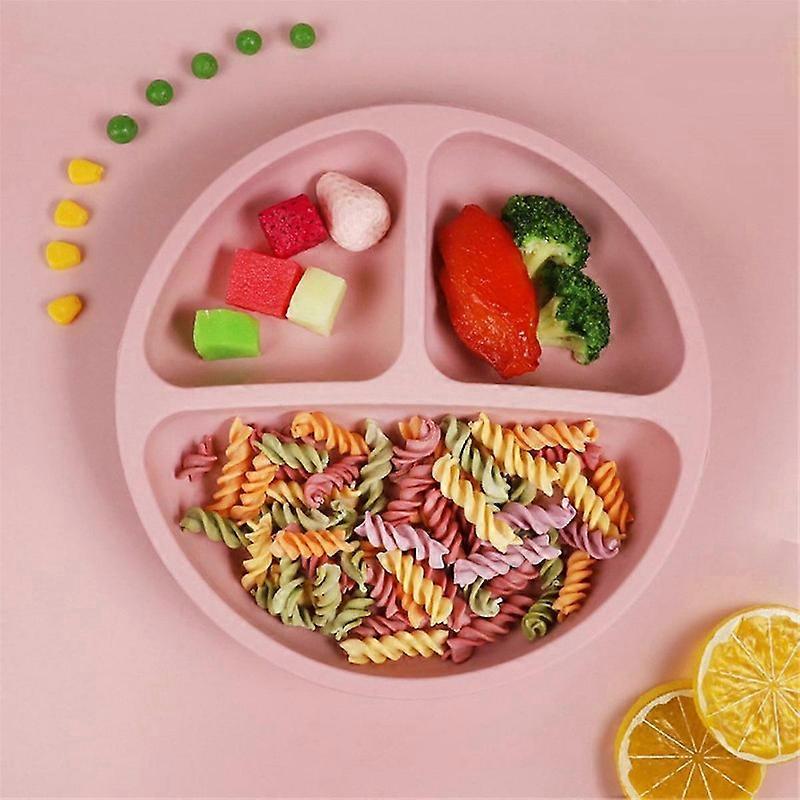 Plaques d’aspiration pour bébés, tout-petits, les assiettes restent en place avec la fonction d’aspiration, conception divisée, micro-ondes lavable B