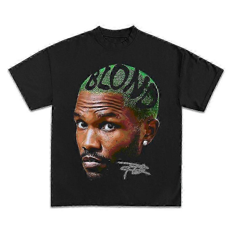 تي شيرت فرانك أوشن | الراب تي شيرت حفلة سلع ألبوم غلاف الرسم | أشقر غريب المستقبل جامبو الوجه نادر عتيق | O51 أقمشة مريحة ذات جودة عالية