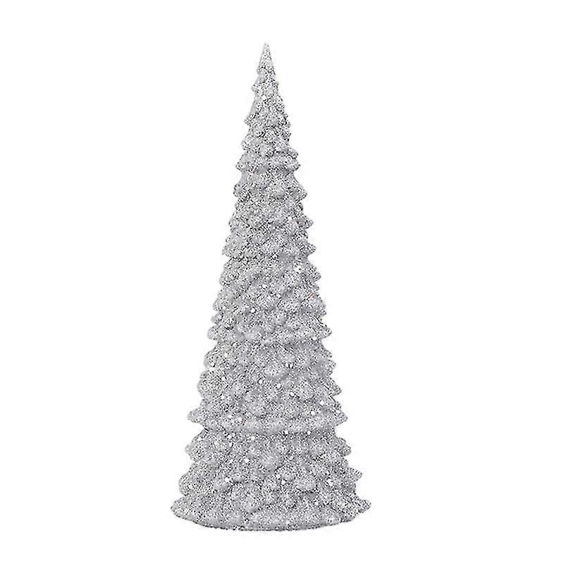 27CM Light Up Christmas Tree Colorful Lighting Battery Operated Holiday Home Decoration Acrylic LED