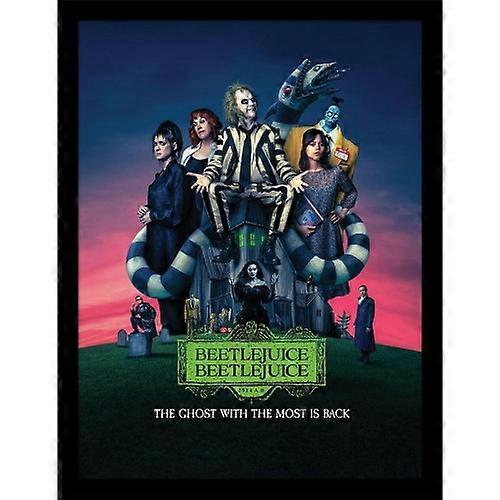 Beetlejuice Beetlejuice The Ghost With The Most Is Back Framed Print