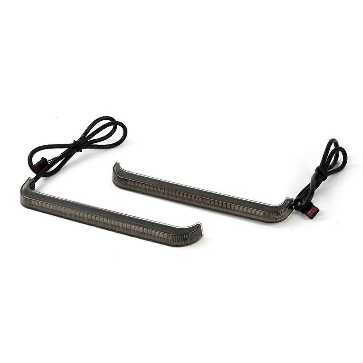 Motorcycle Tracer Rear Saddlebag LED Indicator Run Turn Brake Lights for CVO Street Glide Road Glide Red