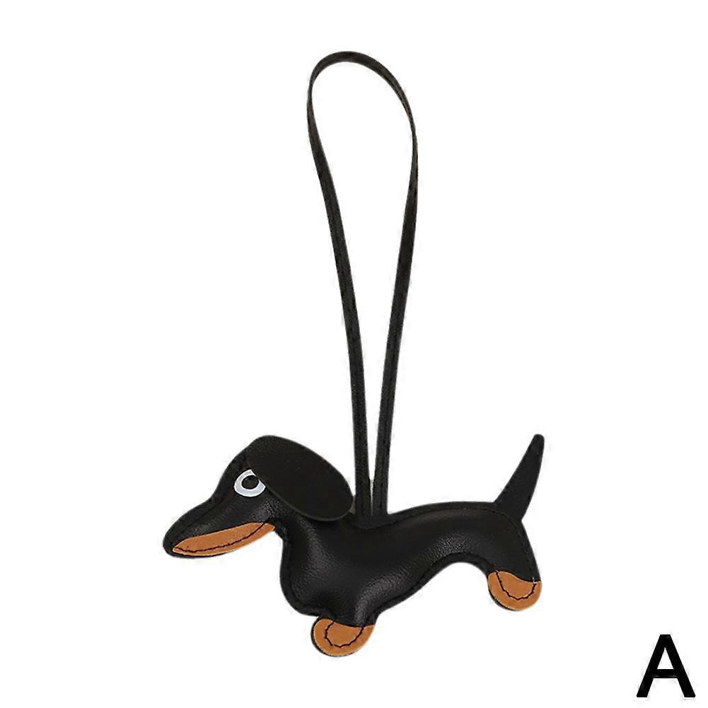 Μπρελόκ αυτοκινήτου Dachshund κρεμαστό κόσμημα PU διακόσμηση επιφάνειας εργασίας τσάντα κρεμαστό κόσμημα
