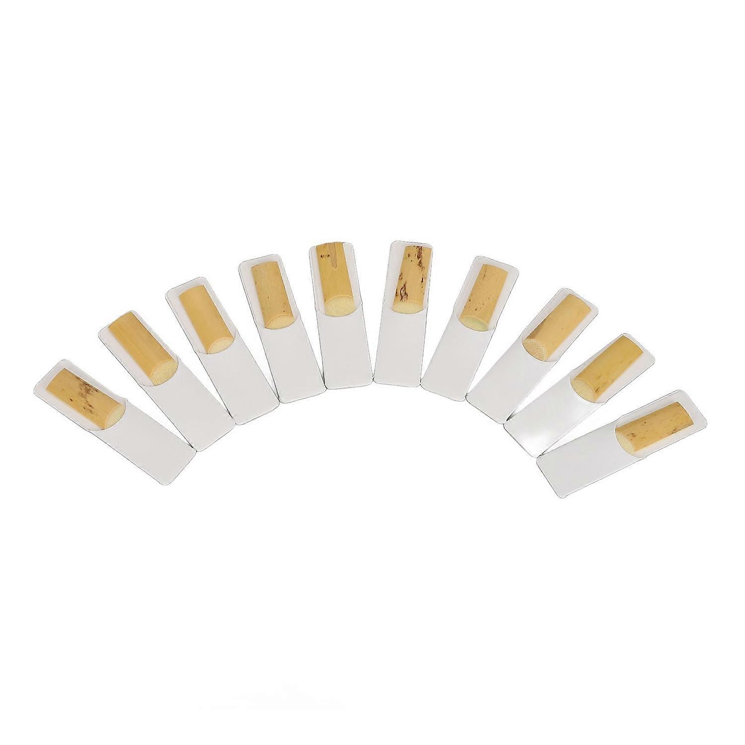 10PCS Soprano Saxophone Reeds Strength 2.5 Create Stable Sound Sax Reeds for Beginners Educators Stu