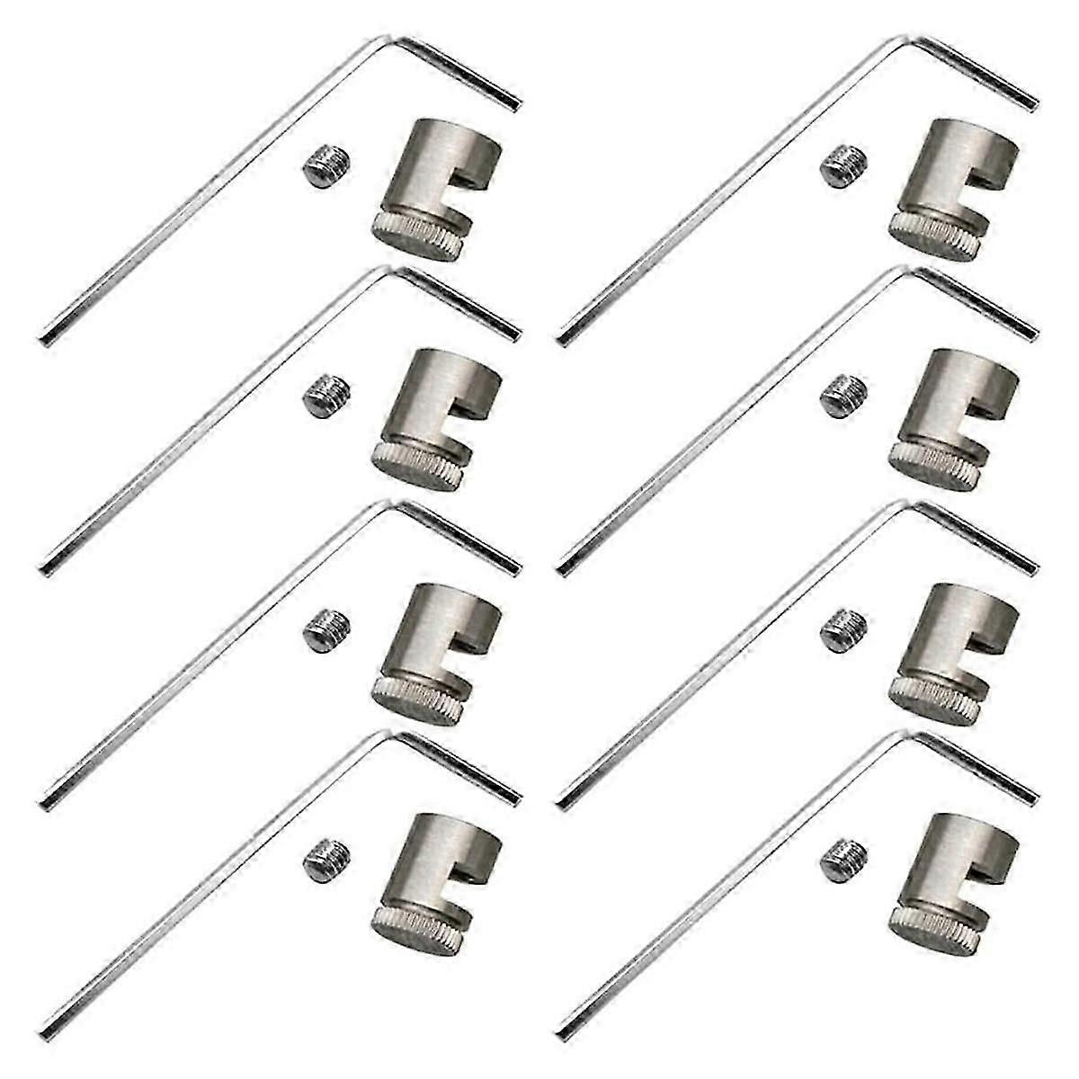 8 Packs Thumb Stud Fit for Buck 110 Folding Knife, Universal Replacement Thumb Button for Folding Hunting Knives Blade