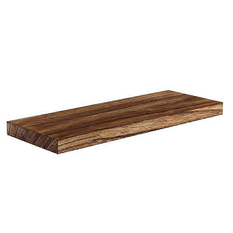 Wall-Mounted Wooden Shelving for Balcony, Bathroom, and Living Room - Space-Saving Partition and Decorative Storage