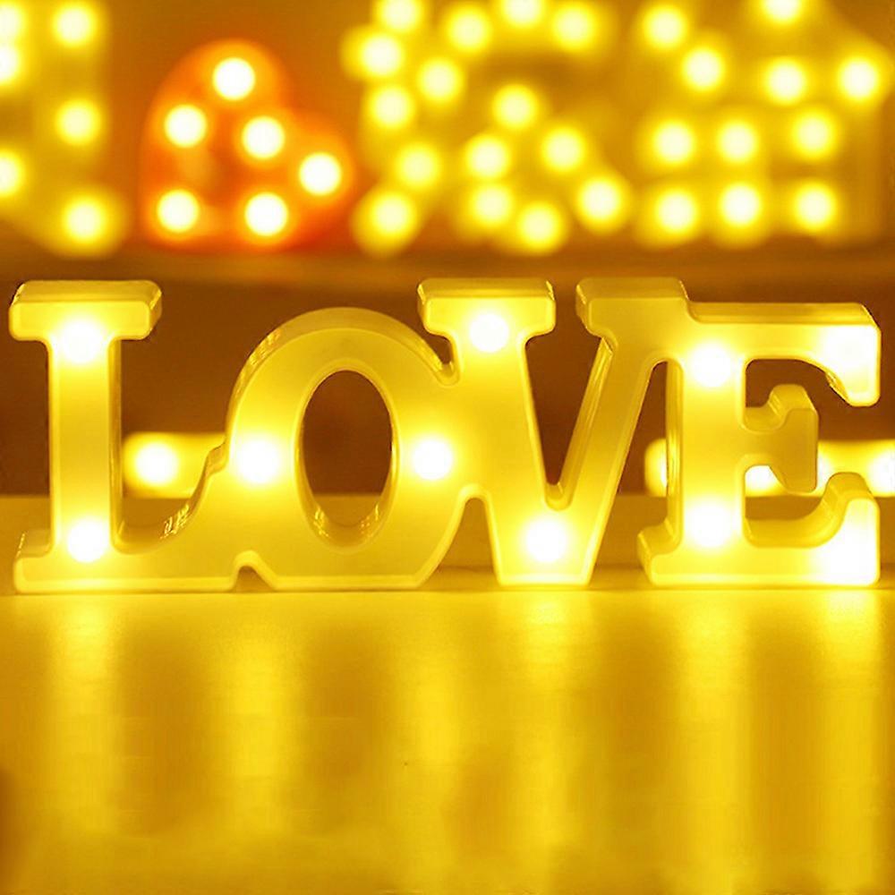 Lampe LED Signe d’Amour Blanc Chaud