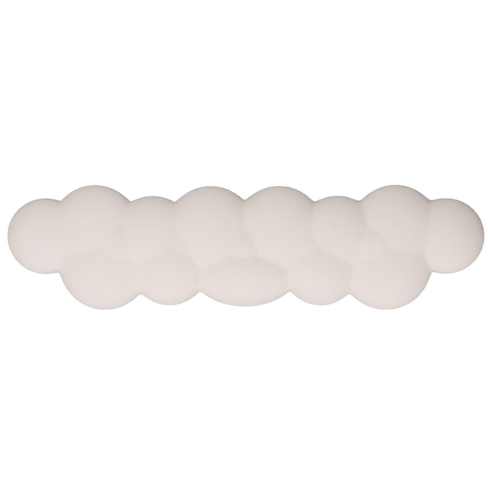 Cloud Smoothly PU Leather Keyboard Palm Rest Skid Resistant Ergonomic Wrist Pad for Gaming Typing