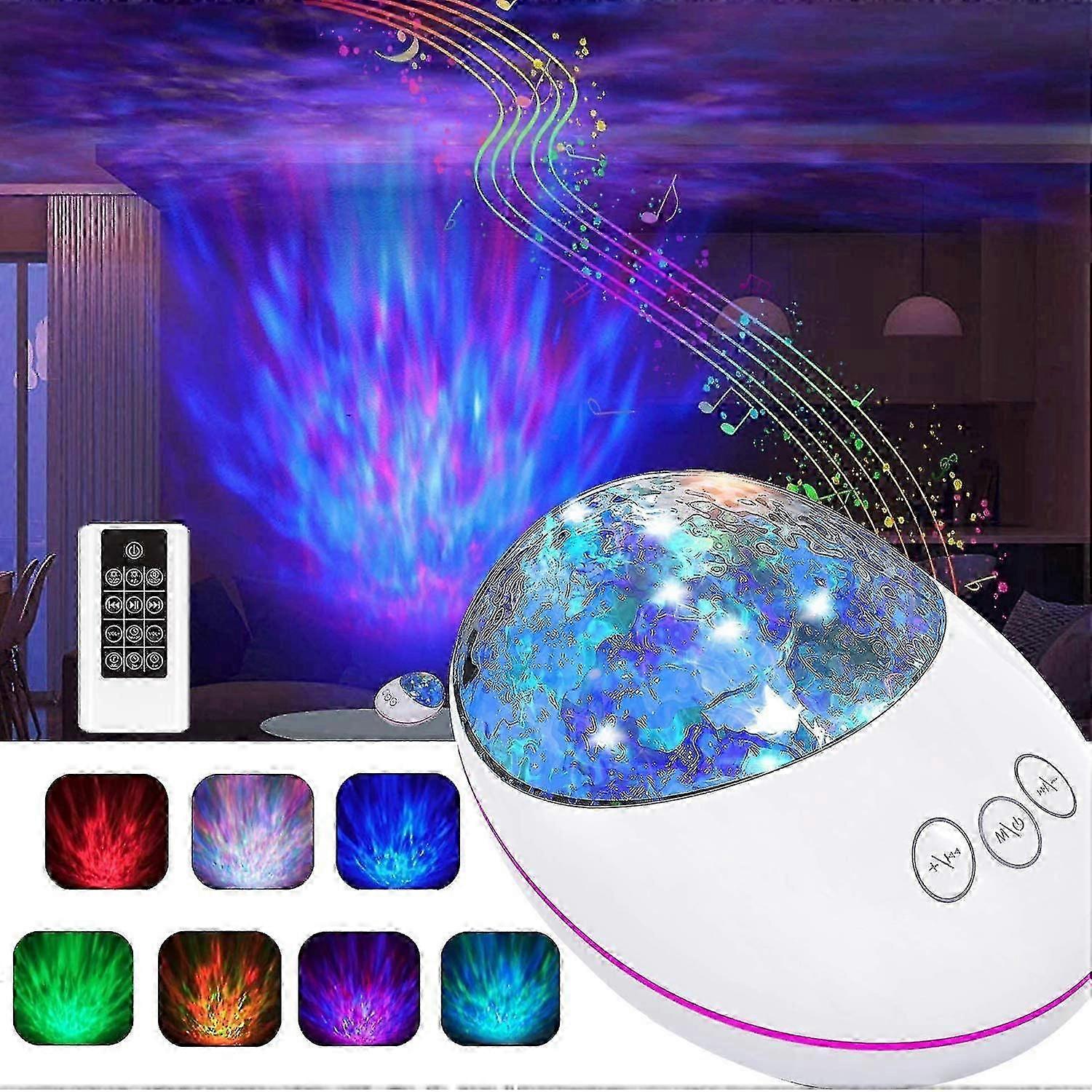 Night Light For Kids,sky Light Projector With Bluetooth Speaker,bedside Lamp Led Light,music Player