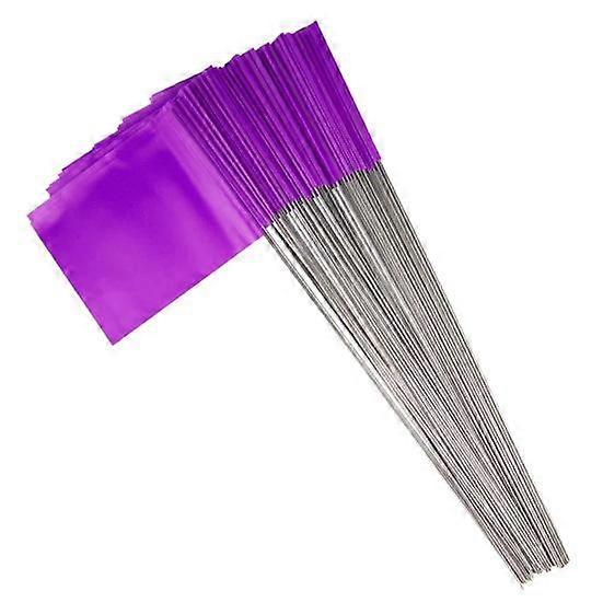100Pcs Marking Flags Lawn Flag Markers Waterproof Non-Fading Widely Used PVC Landscape Flags Sprinkler Flags