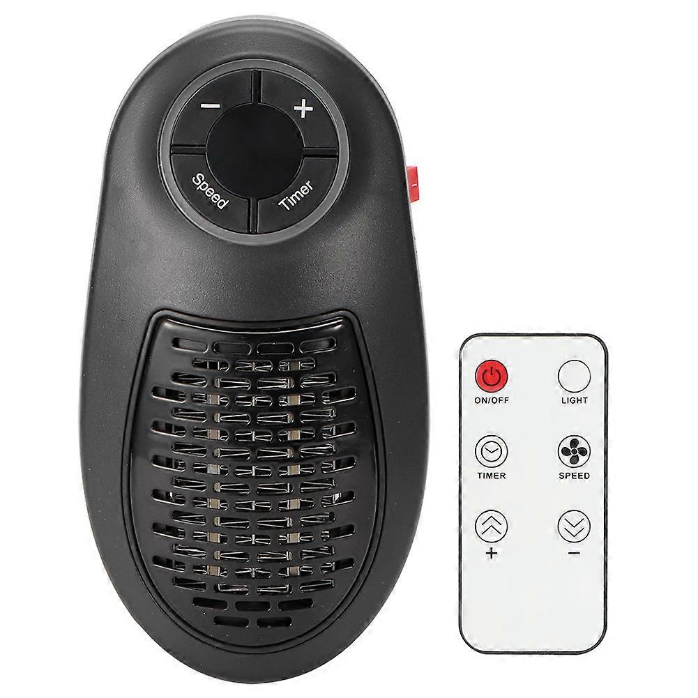 Mini Home Heater with Remote Control, Adjustable, EU Plug 220V
