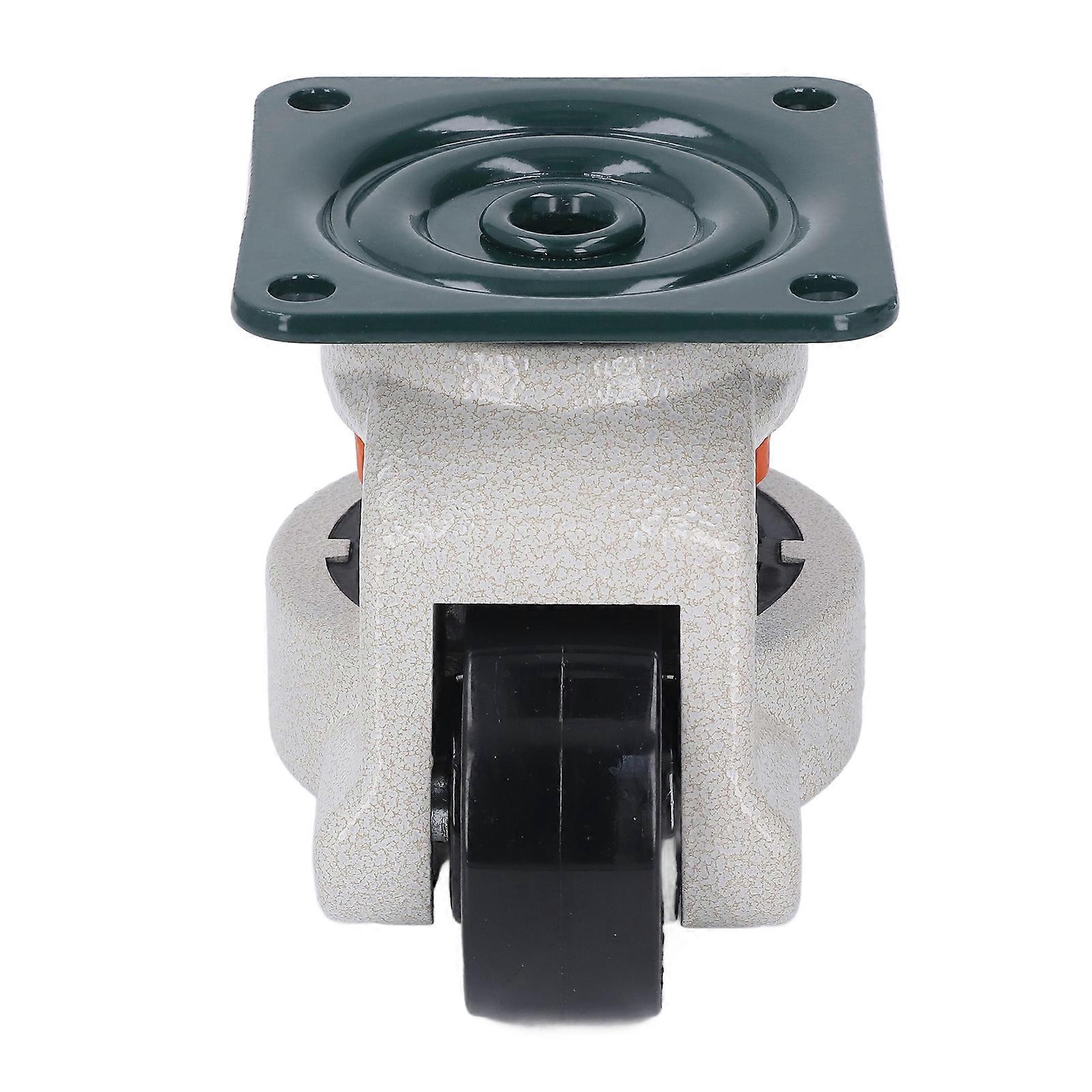 Leveling Stem Caster Heavy Duty Adjustable Wheel with Plate for Workbench Machine Equipment 62mm OD