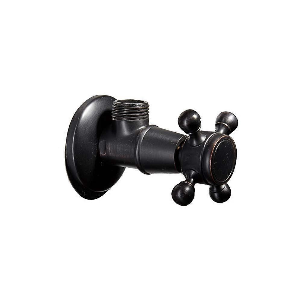 Brass Angle Shut-Off Valve - Durable Turn Valve for Sinks & Toilets