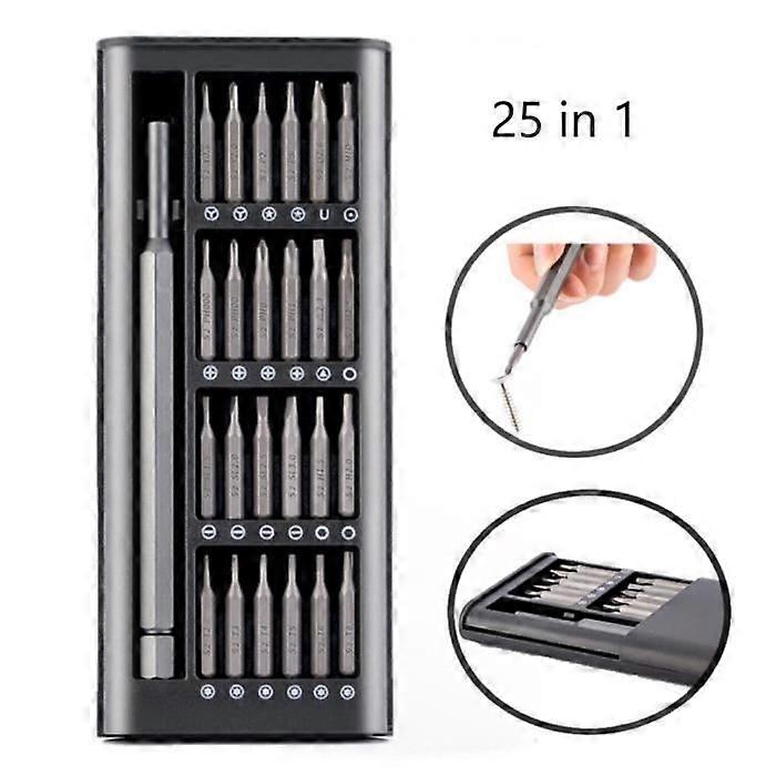 Screwdriver Set - SIEVE - 25 in 1 - Torx Bits - Aluminum-Copper Alloy - Multifunctional