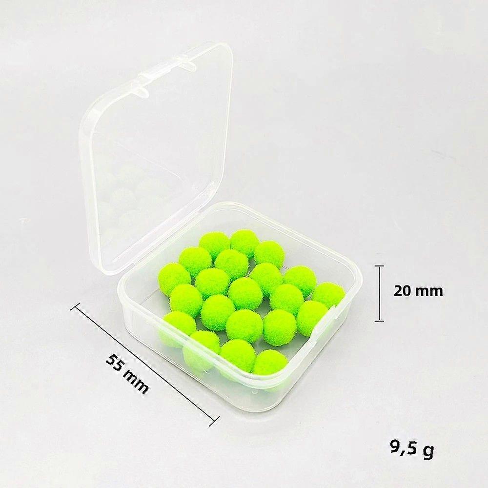 20pcs Fishing Lure Balls Floating Flies Throwers Lure Material For Carp And Trout Octopus Baits