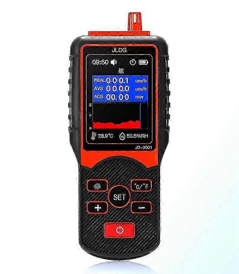 With Calibration Certificate Jd-3001 Geiger Counter Nuclear Radiation Detector Electromagnetic Radiation Detector