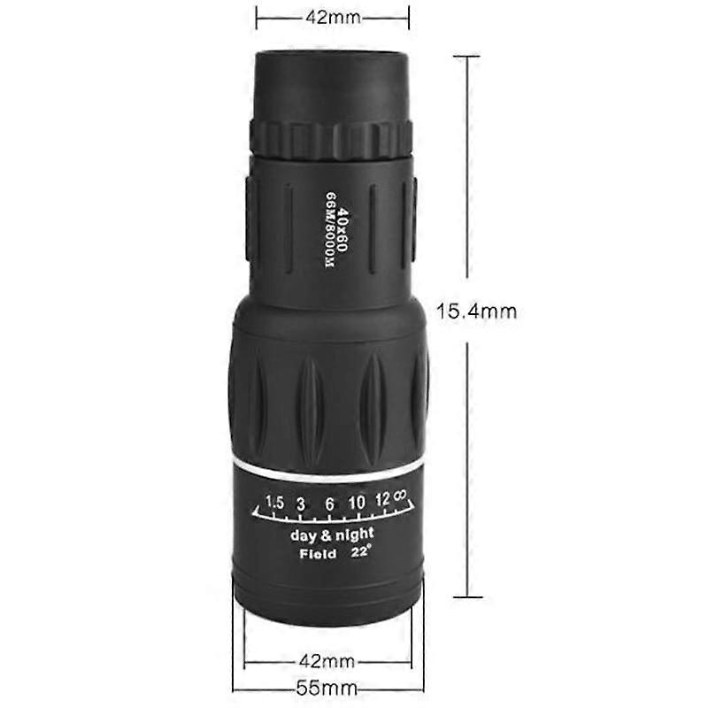 Professional Telescope 40×60 Monocular Zoom Night Hunting Optical HD Binoculars