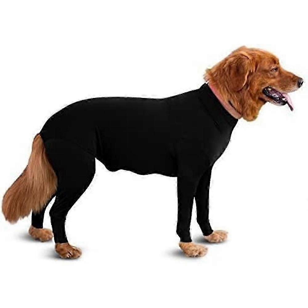 Sport Dog Onesie - تساقط شعر للمنزل والسيارة والسفر وقميص مهدئ للقلق والأشعة فوق البنفسجية وحماية القراد TW