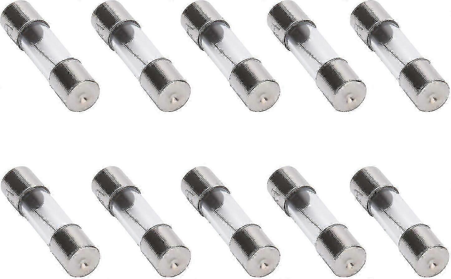 10 Pcs F5al Fast-blow Fuse 5a 250v Glass Fuses 5 X 20 Mm (5amp) (f5a) f74