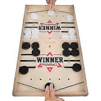 Sling Puck Game, Fast Sling Puck Game Hockey Game Wooden Board Game For Kids And Adults, Family Game Sling Puck Winner Board Games For Birthday Party