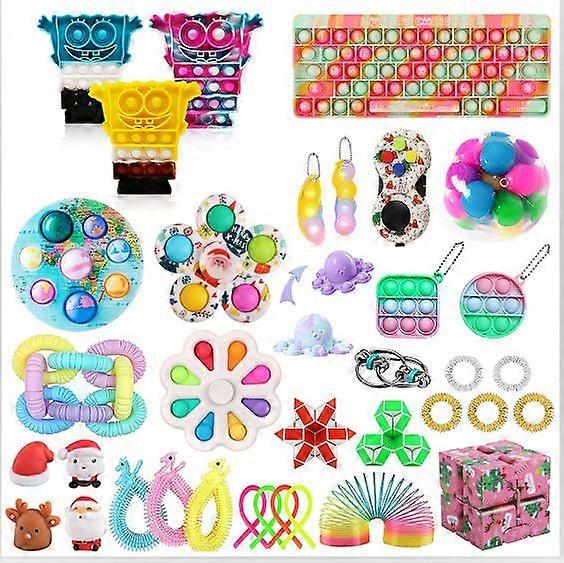 TG18655H1 # Christmas venting and stress relief toy set fidget cube knitting net SQUISHY FOXMIND