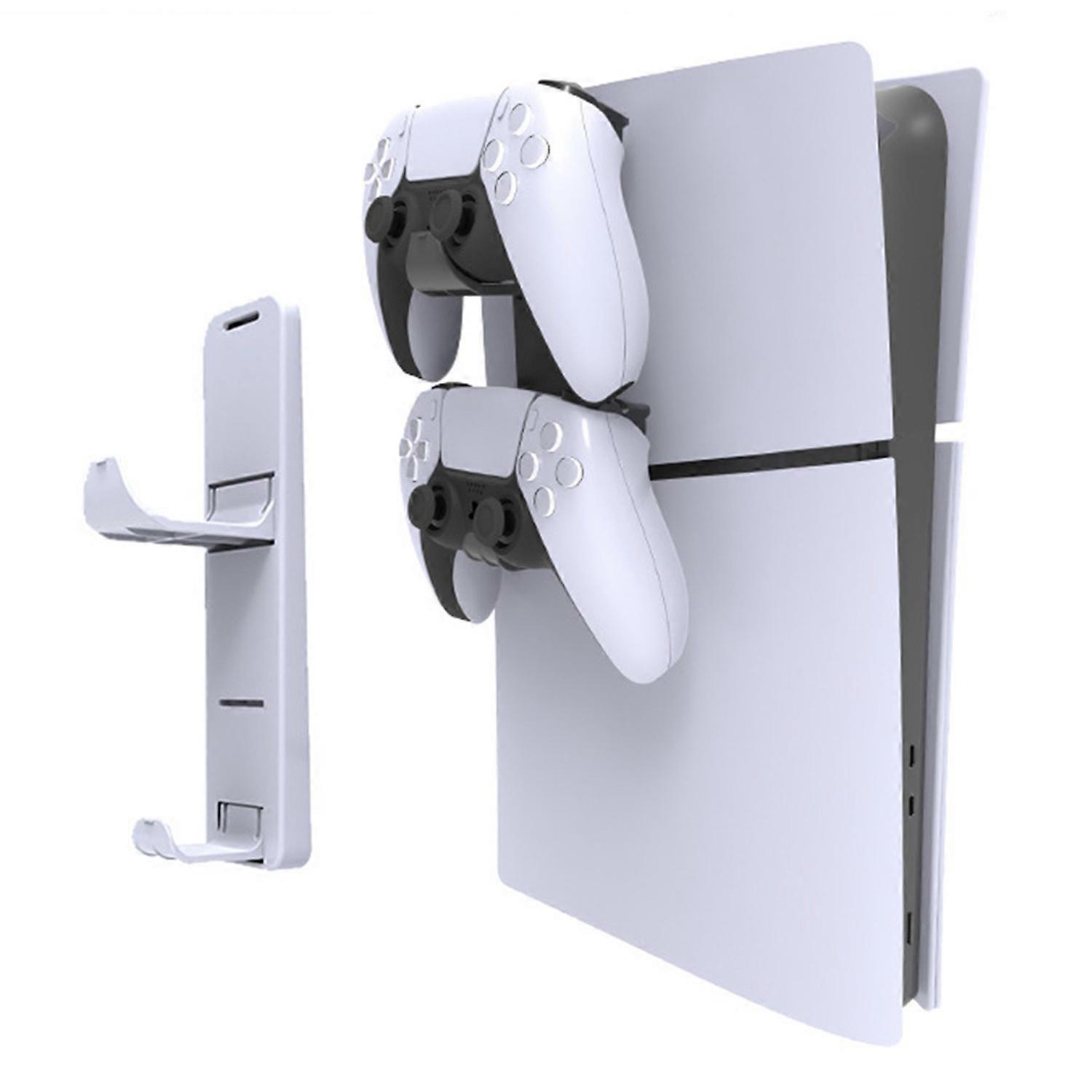 Headset Stand Hanger for PS5 Slim/Xbox Series X/PS VR Controller Headphone Hook-White