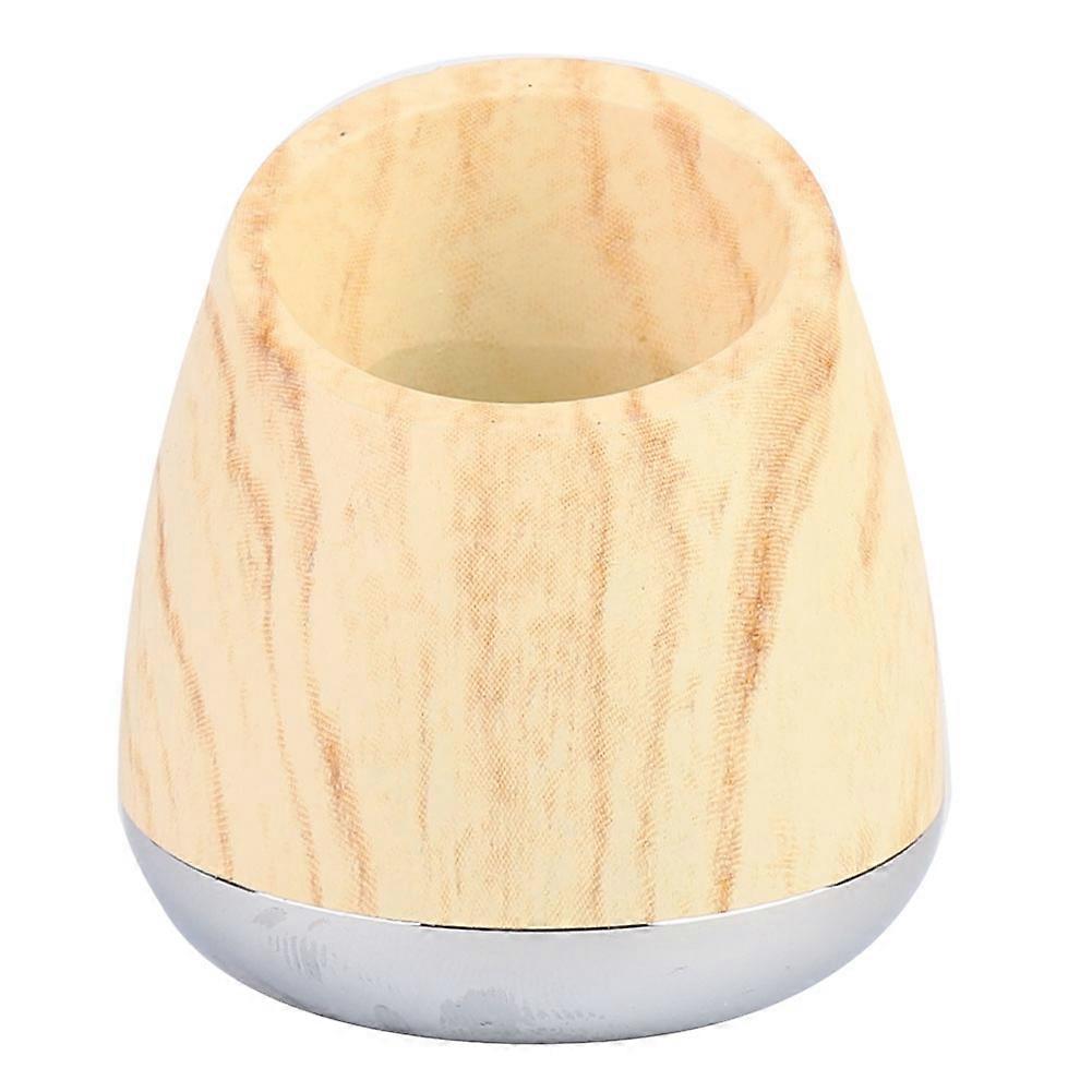 Men Vintage Classic Manual Double-edge Razor Support Base Stand Maple wood grain