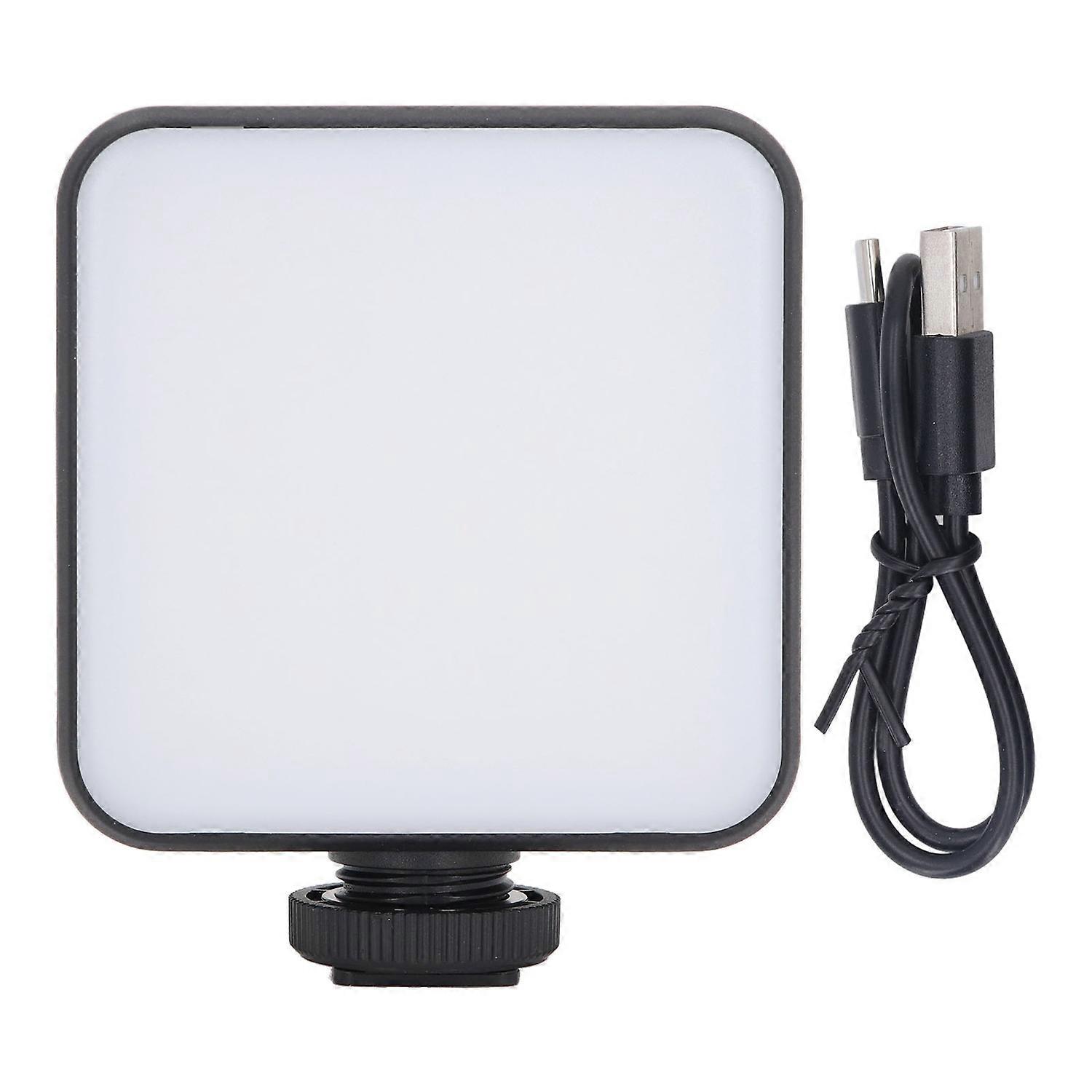 LED Video Light 2500 to 9000K Pocket On Camera Light Portable Photography Lighting with 3 Cold Shoe