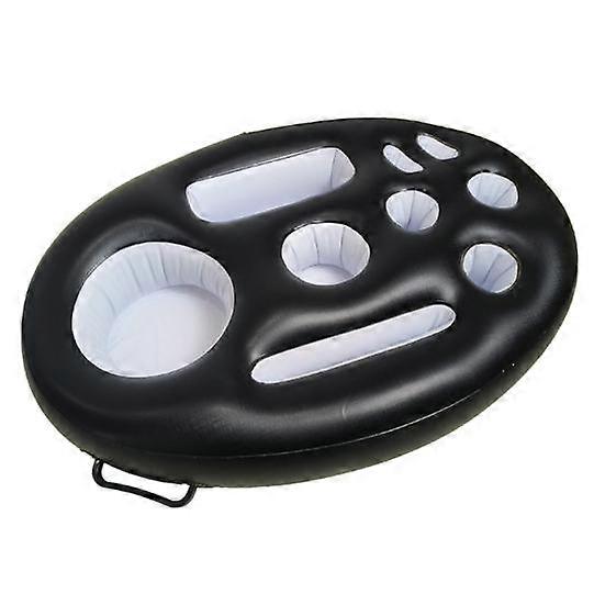 Plateau flottant pour boissons de piscine, léger et durable, 8/9 trous, pour bière, collations, fruits, boissons