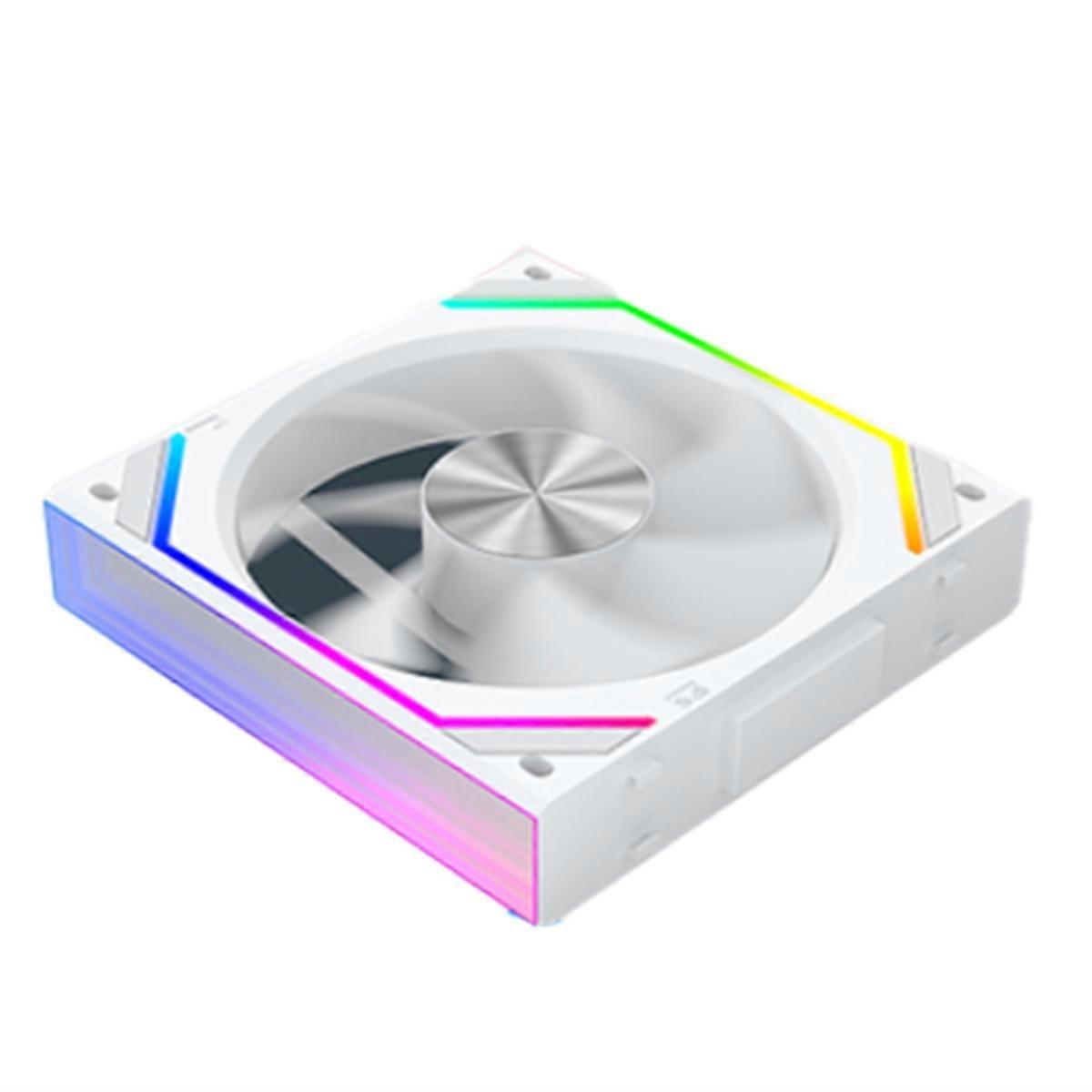 V2RS Case Fan Magic Block Free Splicing 120mm 12V Chassis Fan White,A