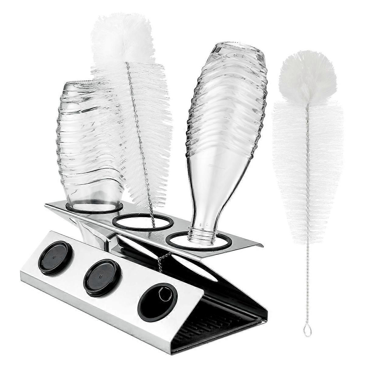 Steel Bottle Drying Rack, Space-saving Design