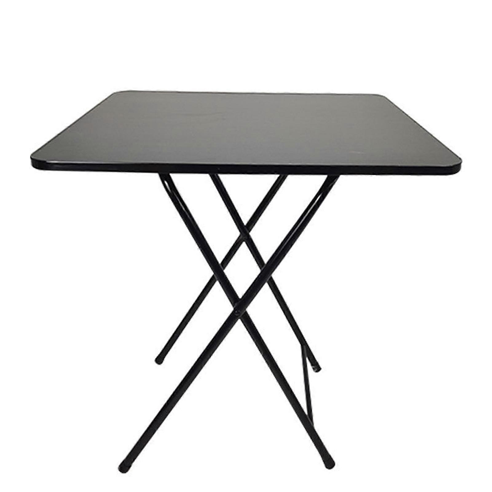Folding Square Table – Portable Roll-Up Top, Compact 4-Person Game & Dinner Table