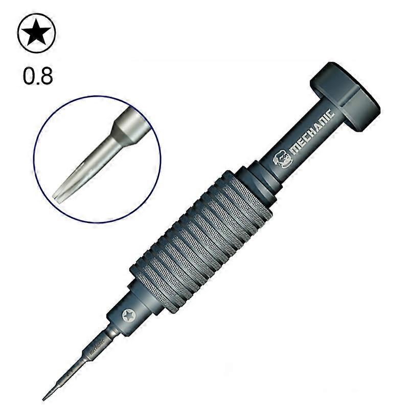 MECHANIC Mortar Mini iShell Five Star 0.8mm Phone Repair Precision Screwdriver