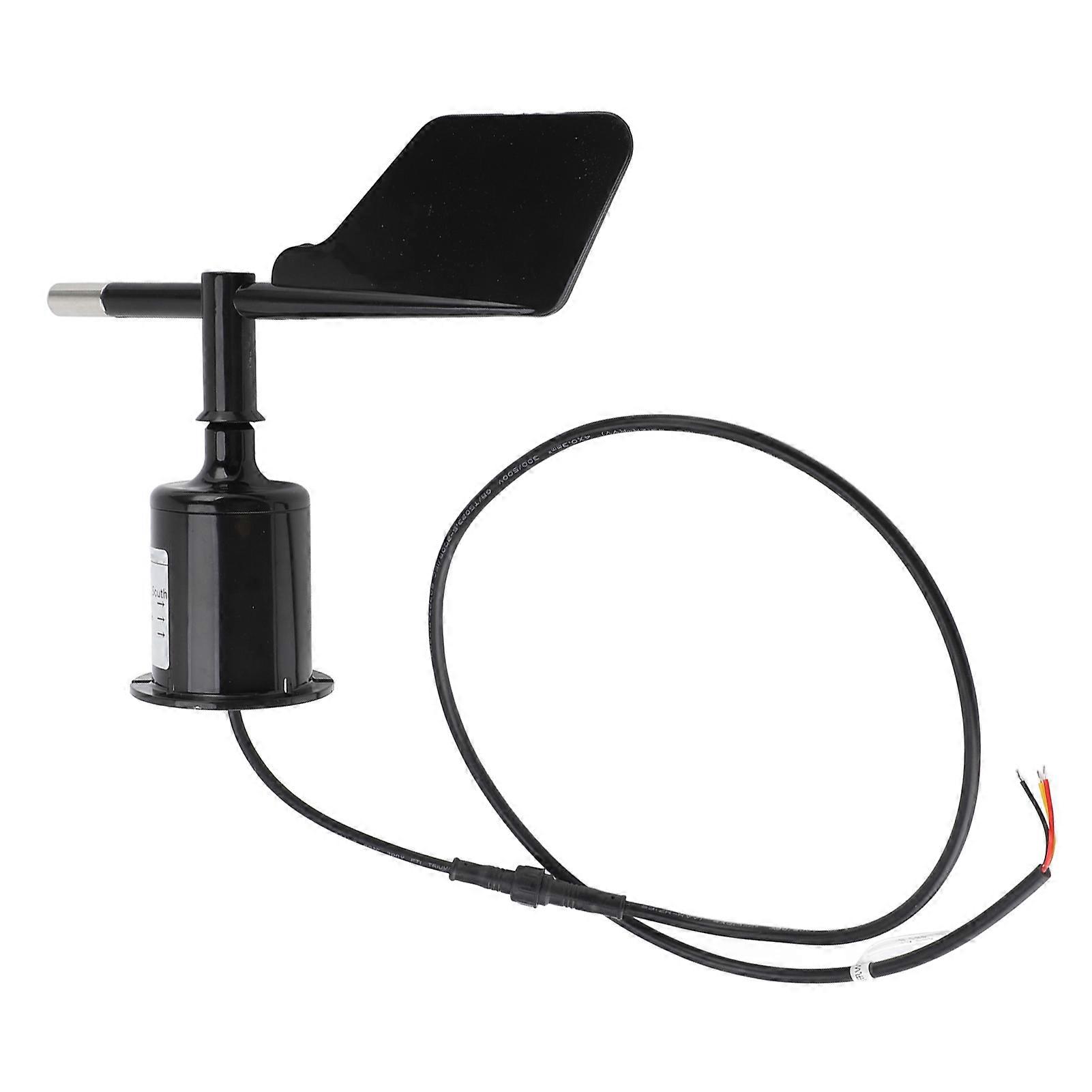 360 Degree Wind Direction Sensor DC 5V Precise Anemometer, Outdoor Wind Indicator for Garden Greenhouse Weather Monitoring