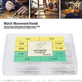 Silver Alloy Hour Minute Hands for 2035 Watch Movement Replacement