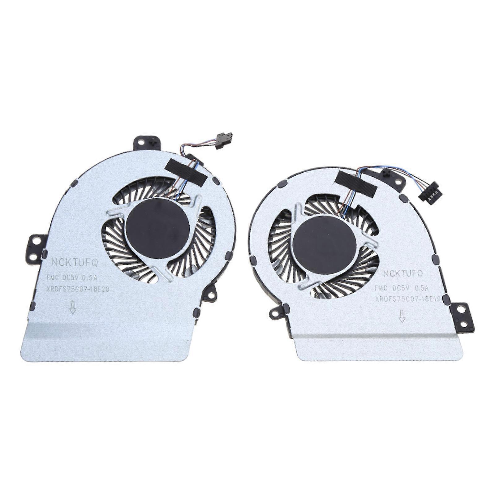 Notebook Radiator for HP 15-CS TPN-Q208 L40620-001 L40619-001 CPU GPU Cooling Fan 5V 0.5A 4-pin Laptop Cooler