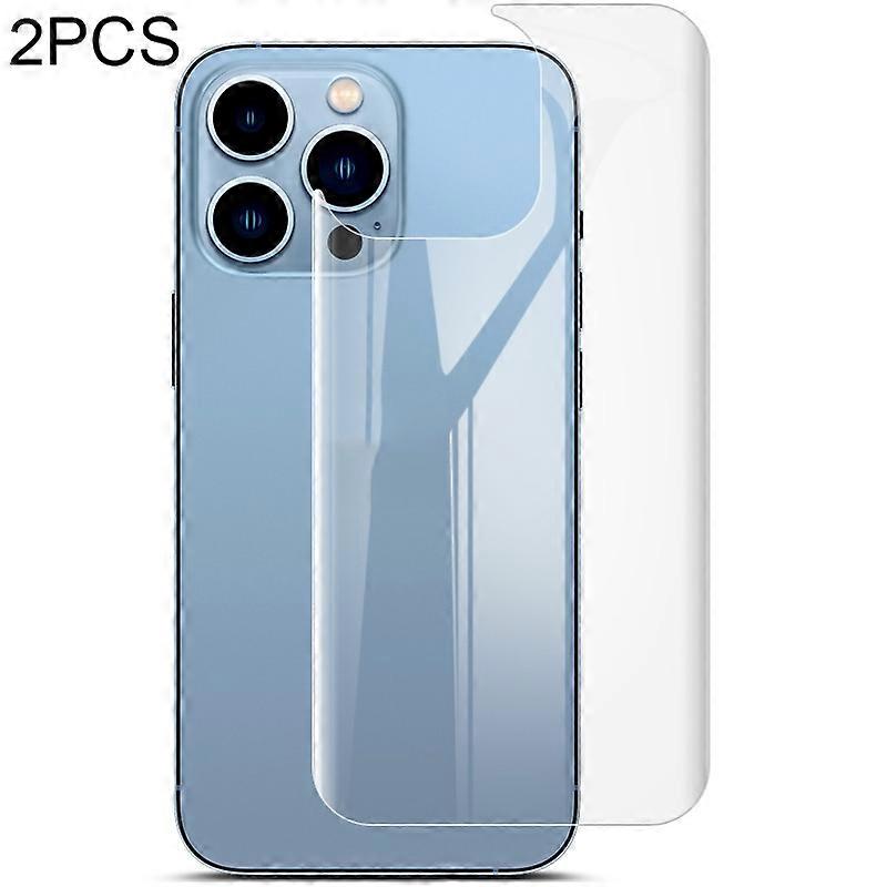 For iPhone 13 Pro Max 2pcs IMAK Curved Full Screen Hydrogel Film Back Protector