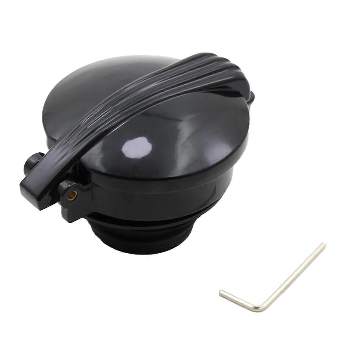 Motorcycle Fuel Tank Cap Oil Cap Retro Keyless Open for ,A