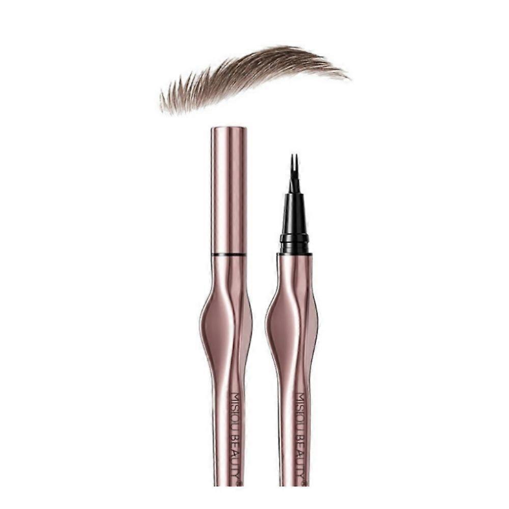Cooklesa Stylo à sourcils imperméable naturel amélioré avec pointe microfine