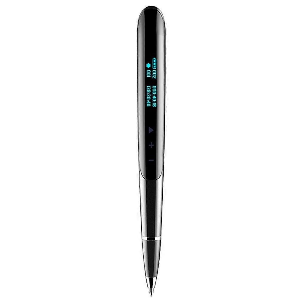 Q9 16GB Noise Reduction Digital Voice Recorder Pen with OLED Display+Writing Pen 2 in 1 for News