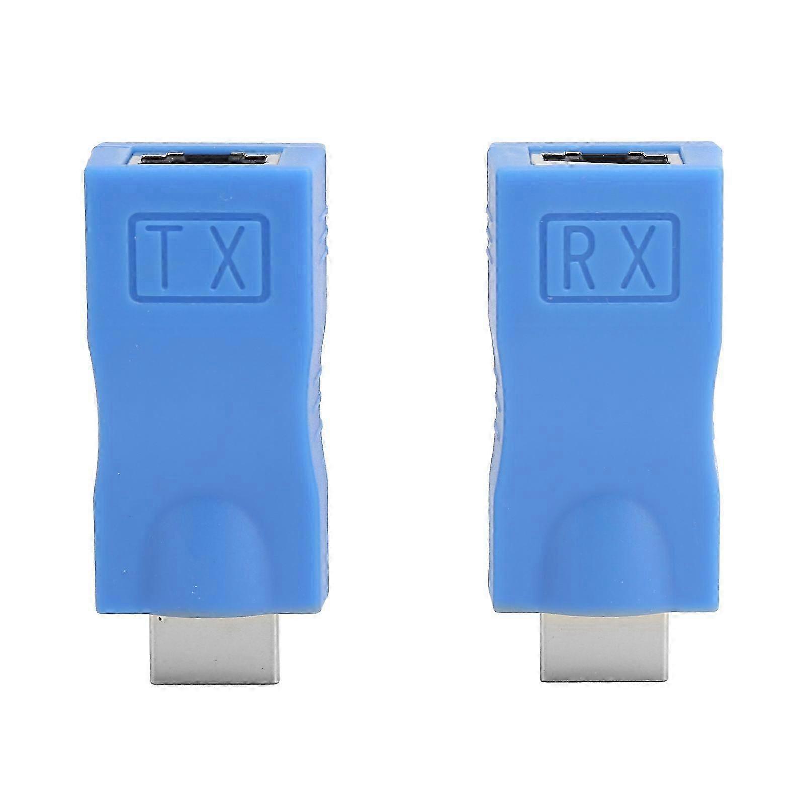 Signal Adapter Hd Multimedia Interface Male To Rj45 Female Signal Extender Transmitter Receiver Adapter