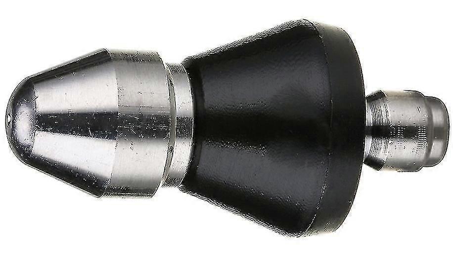 Rotary Pipe Cleaning Nozzle For Pipe Cleaner Quick Coupling Connection(1pc, Black)