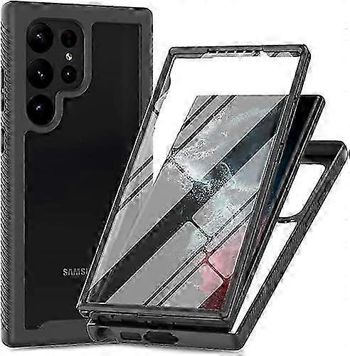 Robust Transparent Portable Integral Case for Samsung Galaxy S24 Ultra with Screen Protector